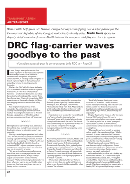 DRC Flag-Carrier Waves Goodbye to the Past «Un Adieu Au Passé Pour Le Porte-Drapeau De La RDC » – Page 24