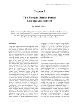 3. the Romano-British Period Resource Assessment (Pdf)