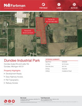 Dundee Industrial Park Brochure