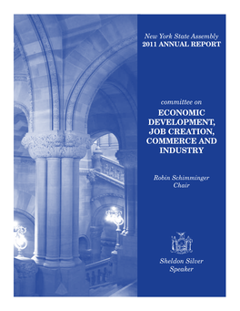 Economic Development, Job Creation, Commerce and Industry