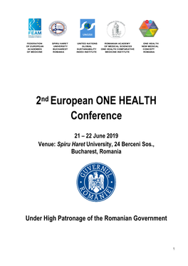 2Nd European One Health Conference Report