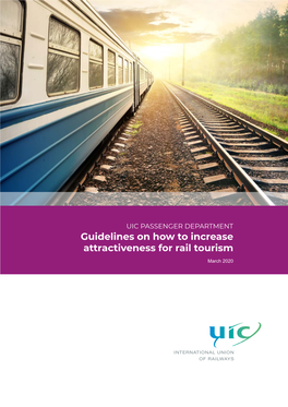 Guidelines on How to Increase Attractiveness for Rail Tourism