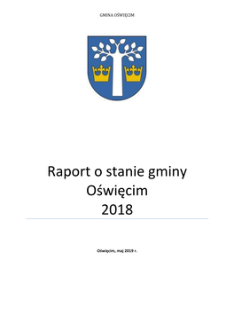 Raport O Stanie Gminy Oświęcim 2018