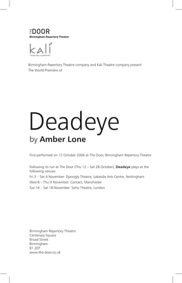 Deadeye by Amber Lone