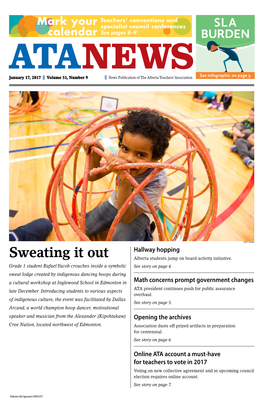 Sweating It out Alberta Students Jump on Board Activity Initiative