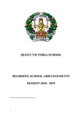 BSA Booklet Session 2018-2019 Updated