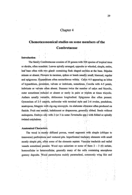 Chemotaxonomieal Studies on Some Members of the Combretaceae I