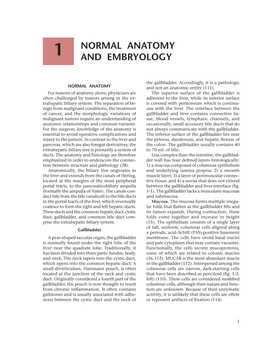 Normal Anatomy and Embryology