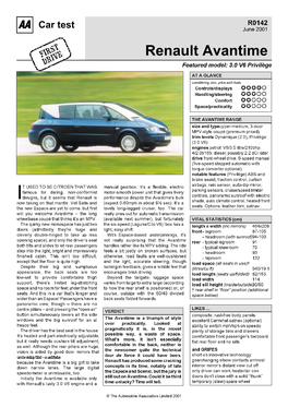 Renault Avantime DRIVE Featured Model: 3.0 V6 Privilège