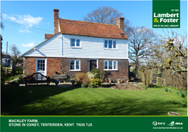 Mackley Farm, Stone in Oxney, Tenterden, Kent Tn30 7Jx