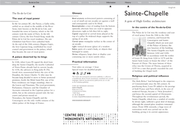 Document De Visite Sainte Chapelle En.Pdf