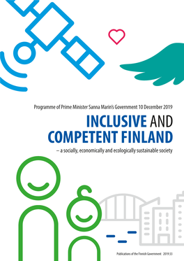 INCLUSIVE and COMPETENT FINLAND – a Socially, Economically and Ecologically Sustainable Society