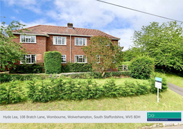 Hyde Lea, 108 Bratch Lane, Wombourne, Wolverhampton