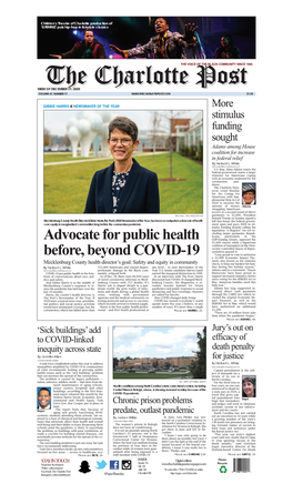 Advocate for Public Health Before, Beyond COVID