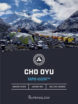 Cho Oyu Trip Packet