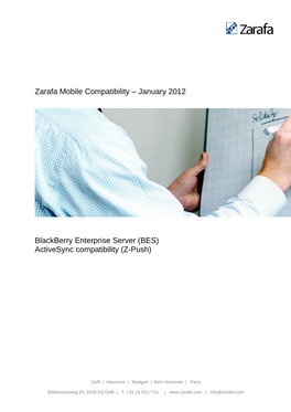 Zarafa Mobile Compatibility List