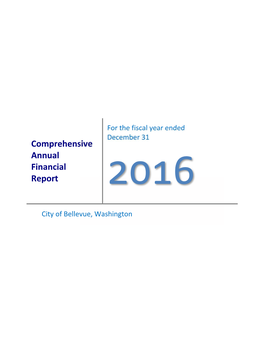 Comprehensive Annual Financial Report ��