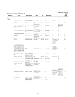 Investigación Y Posgrado