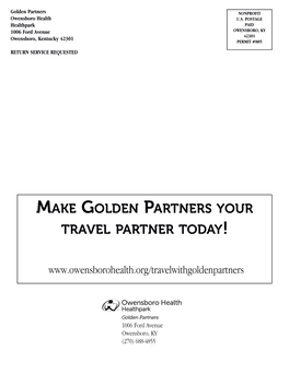 Make Golden Partners Your Travel Partner Today!