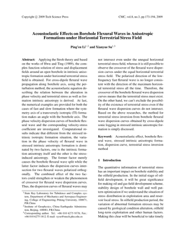 Acoustoelastic Effects on Borehole Flexural Waves in Anisotropic Formations Under Horizontal Terrestrial Stress Field