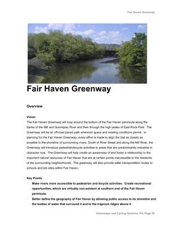 Fair Haven Greenway