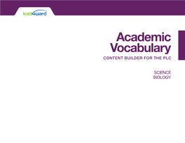 Biology Academic Vocabulary.Pdf