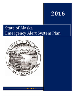 State of Alaska Emergency Alert System Plan