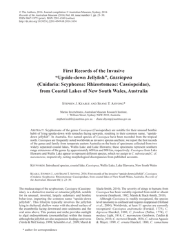 First Records of the Invasive 