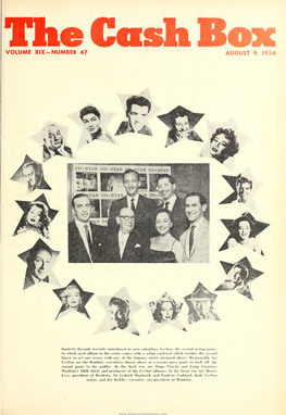 Volume Xix — Number 47 August 9, 1958