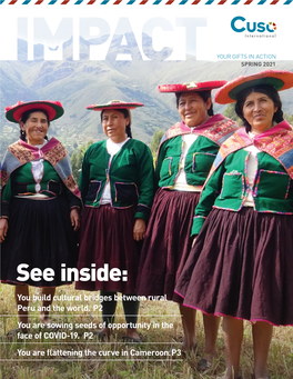 See Inside: You Build Cultural Bridges Between Rural Peru and the World