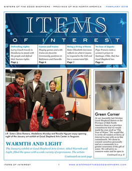 Items of Interest February 2018