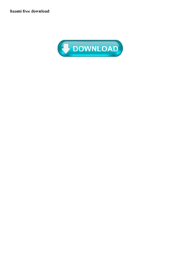 Haami Free Download RTVE Alacarta for PC