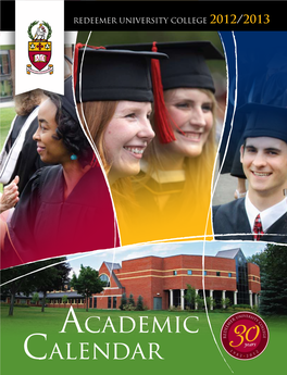Academic Calendar Academic Calendar Academic Calendar 2012–2013