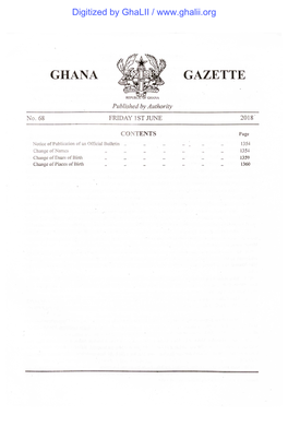 Grana Gazette