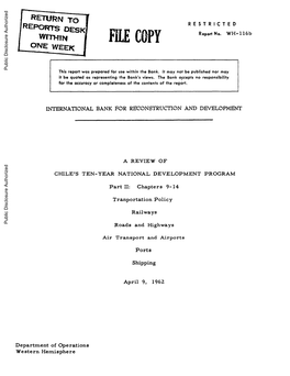 World Bank Document