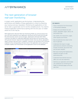 The Next Generation of Browser Real-User Monitoring