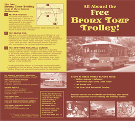 Bronx Tour Trolley!