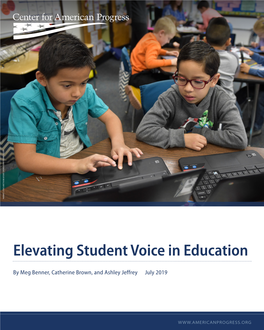 Elevating Student Voice in Education