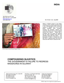 Compounding Injustice: India