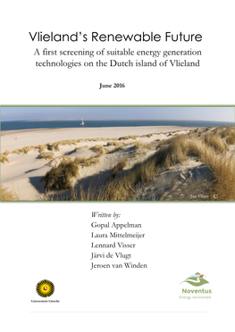 Vlieland's Renewable Future