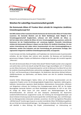 190314 Weichen Für Zukünftige Zusammenarbeit Gestellt