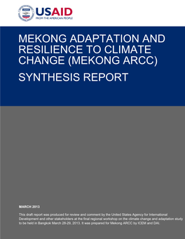 (Mekong Arcc) Synthesis Report