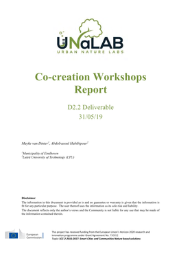 Co-Creation Workshops Report