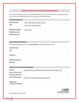 Public-Key Cryptography