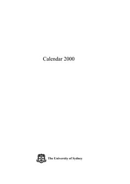 Calendar 2000