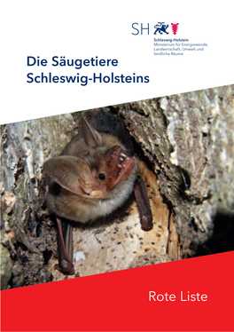 Rote Liste Die Säugetiere Schleswig-Holsteins