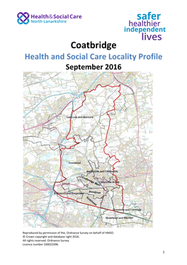 Coatbridge Health and Social Care Locality Profile September 2016