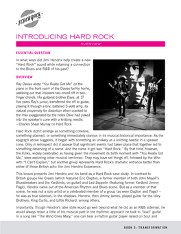 Introducing Hard Rock