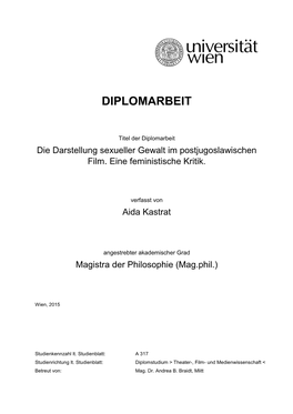 Diplomarbeit