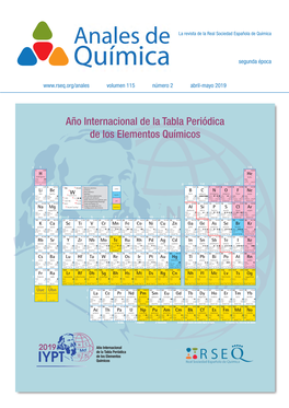 Año Internacional De La Tabla Periódica De Los Elementos Químicos